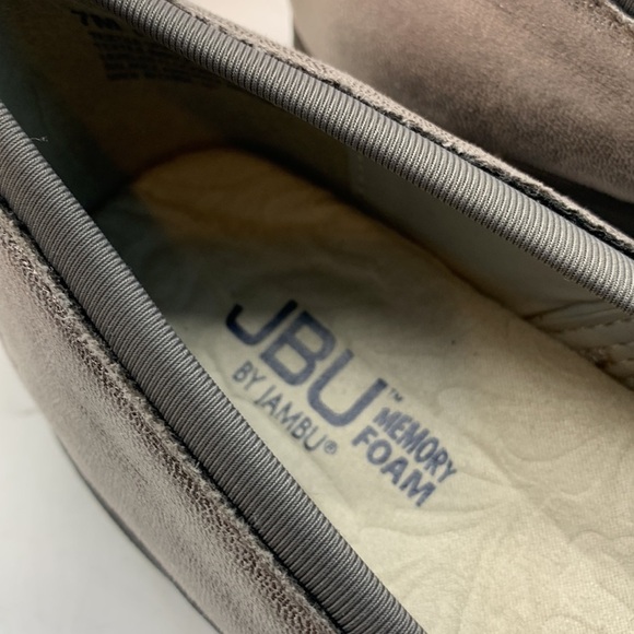 Jambu JBU Pecan B1PC156Silver Cur Out Leather Loafers Sz 7. MCL0988B - Picture 3 of 11